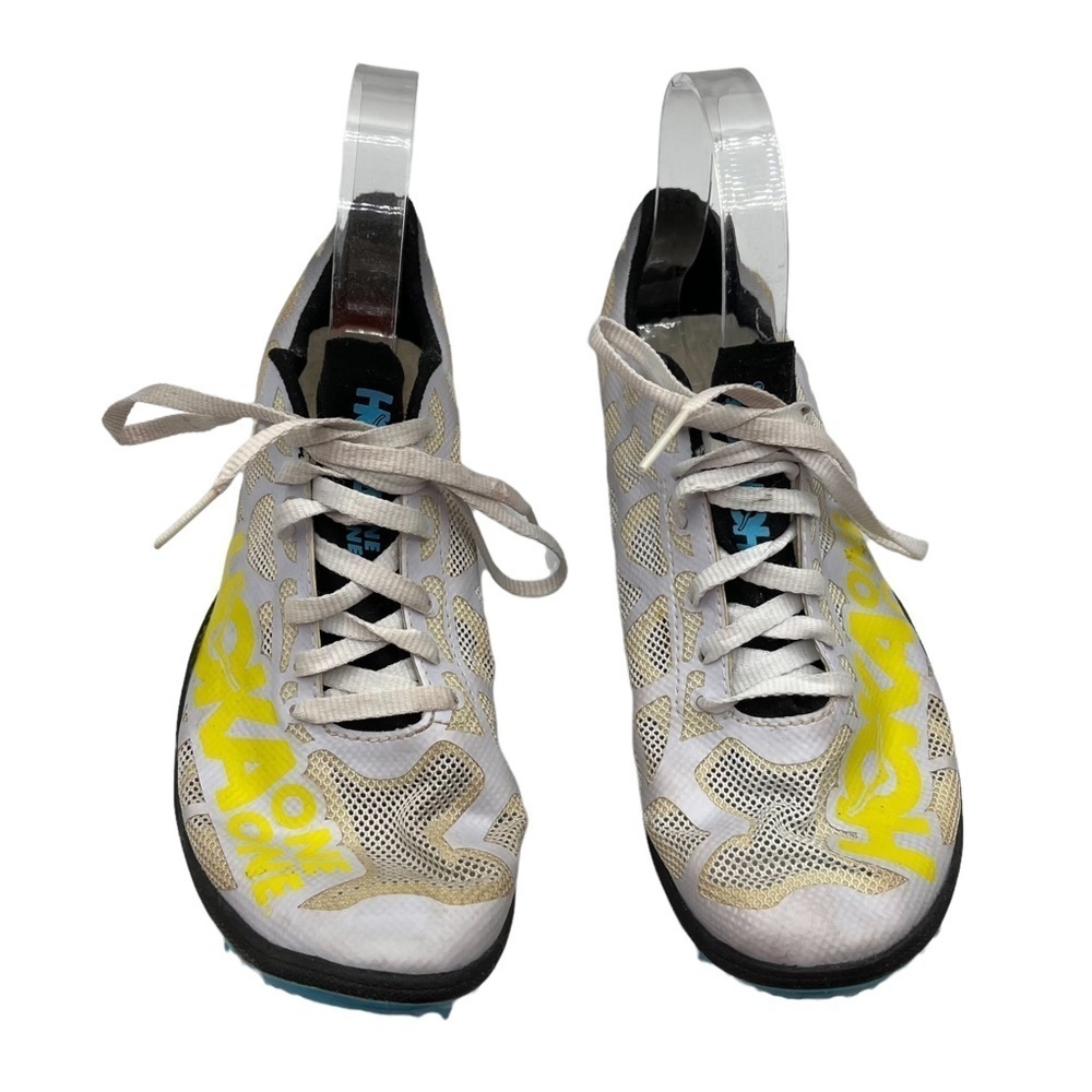Hoka One One Rocket LD Track Spikes Women's 8 White Racing Distance Shoes - Picture 13 of 13